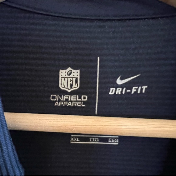 Nike Dri-Fit Los Angeles Rams Blue Polo Size XXL - Picture 6 of 10